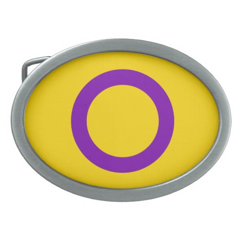 Intersex Flag Belt Buckle