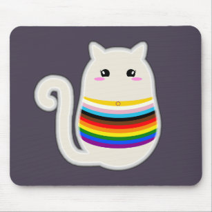 Intersex Inclusion Cat Mouse Pad