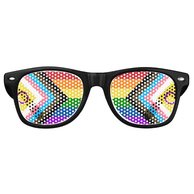 Intersex Inclusive Pride Flag Sunglasses (Front)
