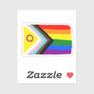 Intersex-Inclusive Pride Progress Flag Sticker
