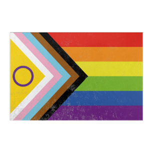 Intersex-Inclusive Progress Pride Flag Acrylic Print