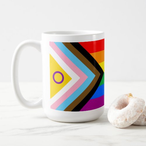 Intersex Inclusive Progress Pride Flag Coffee Mug