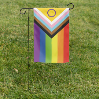 Intersex-Inclusive Progress Pride Garden Flag
