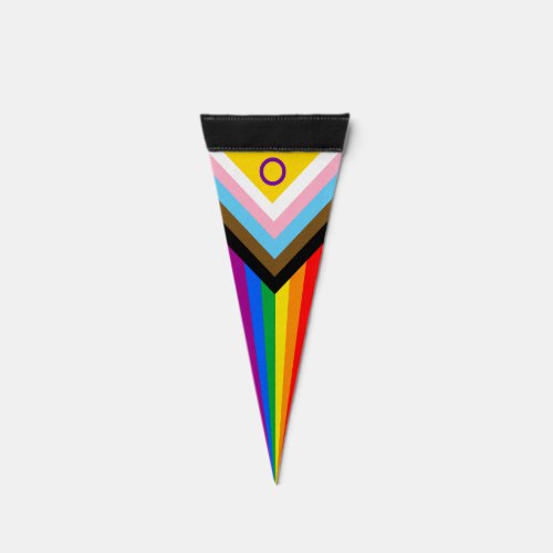 Intersex Inclusive Progress Pride Pennant Flag