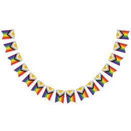 Intersex Inclusive Progressive Pride Flag Bunting