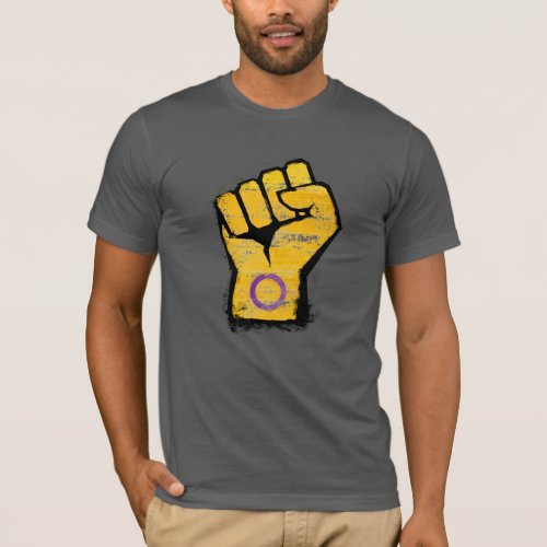 Intersex Pride Fist T_Shirt