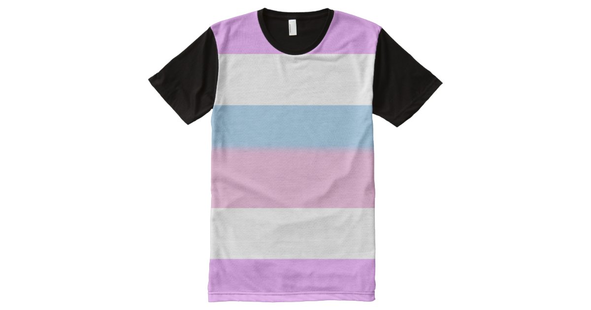 Intersex Pride Flag All Over Print T Shirt