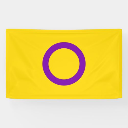 Intersex Pride Flag Banner