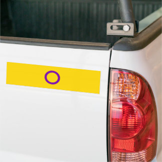 Intersex Pride Flag Bumper Sticker