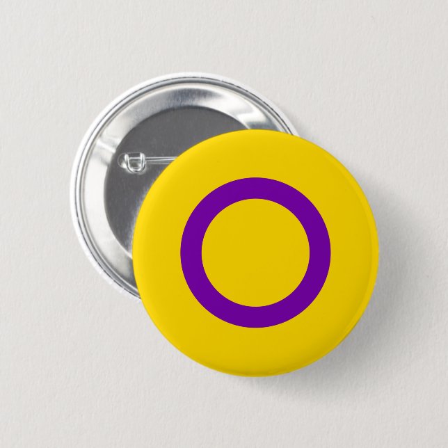 Intersex Pride Flag Button (Front & Back)