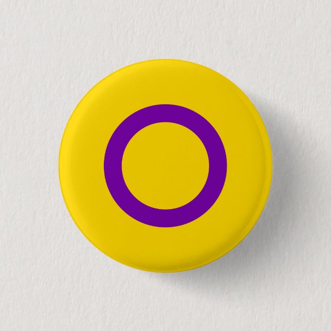 Intersex Pride Flag Button (Front)