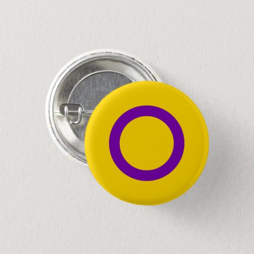 Intersex Pride Flag Button