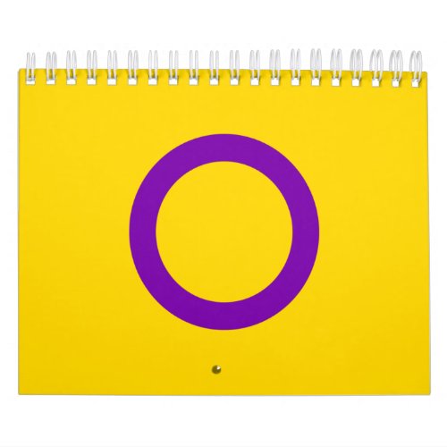 Intersex Pride Flag Calendar