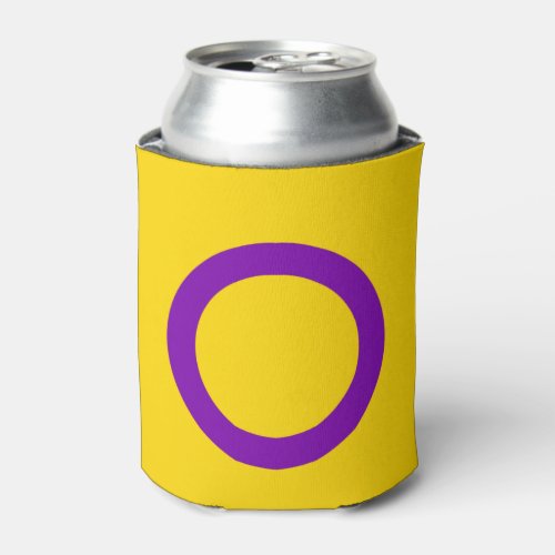 Intersex Pride Flag Can Cooler