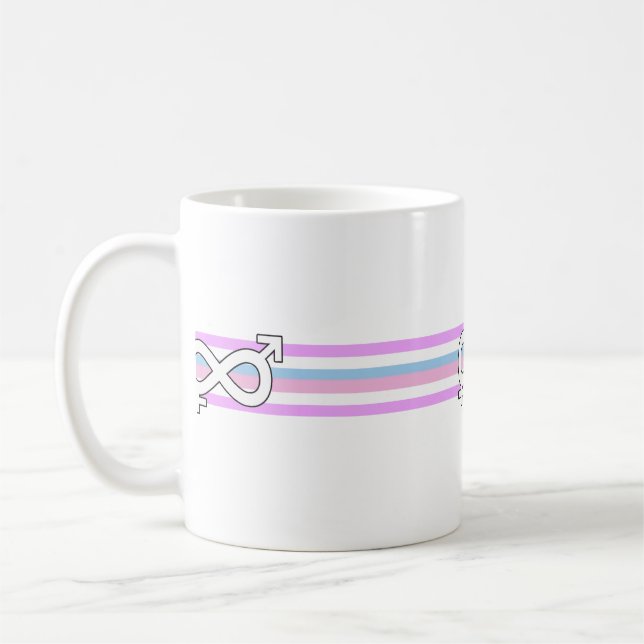 Intersex Pride Flag Coffee Mug (Left)