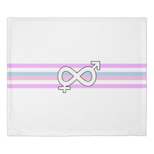 Intersex Pride Flag Duvet Cover