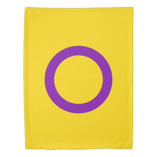Intersex Pride Flag Duvet Cover