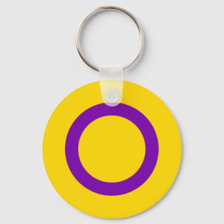 Intersex Pride Flag Keychain