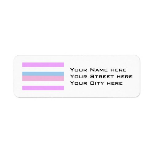 Intersex Pride Flag Label