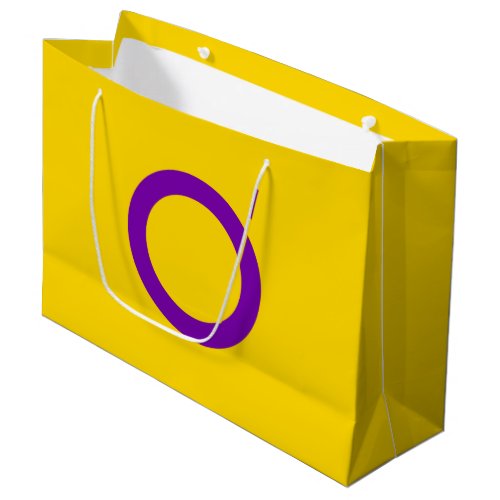 Intersex Pride Flag Large Gift Bag