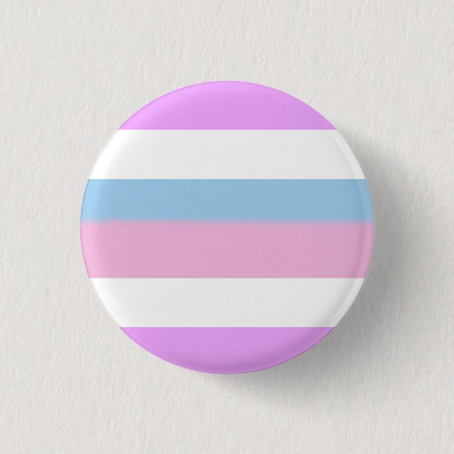 Intersex Pride Flag Pinback Button (Front)