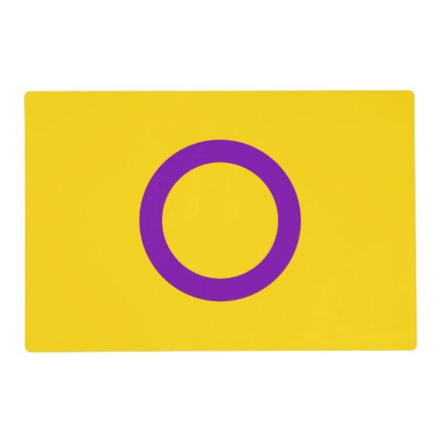 Intersex Pride Flag Placemat