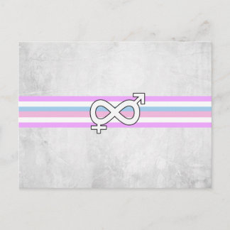 Intersex Pride Flag Postcard