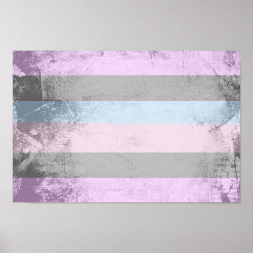 Intersex Pride Flag Poster