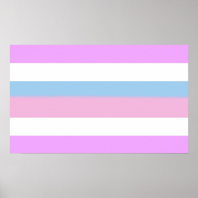 Intersex Pride Flag Poster (Front)