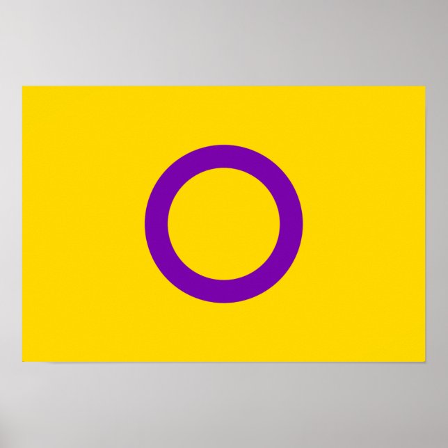Intersex Pride flag Poster (Front)