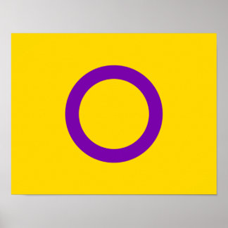 Intersex Pride Flag Poster