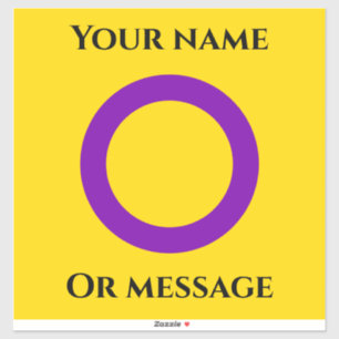Intersex Pride flag Sticker