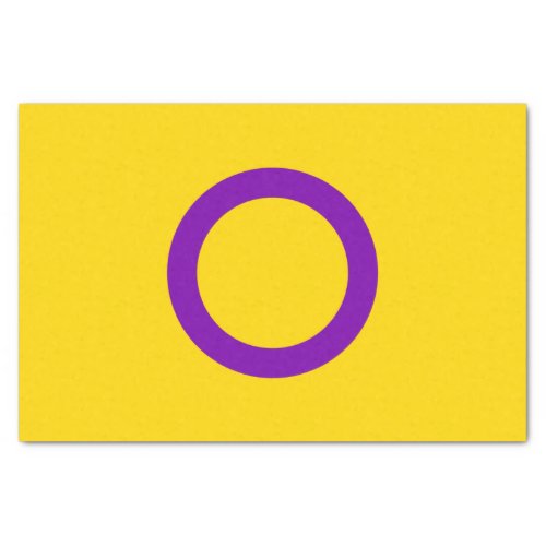 Intersex Pride Flag Tissue Paper