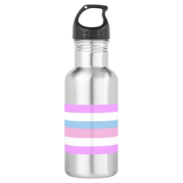 Intersex Pride Flag Water Bottle (Front)