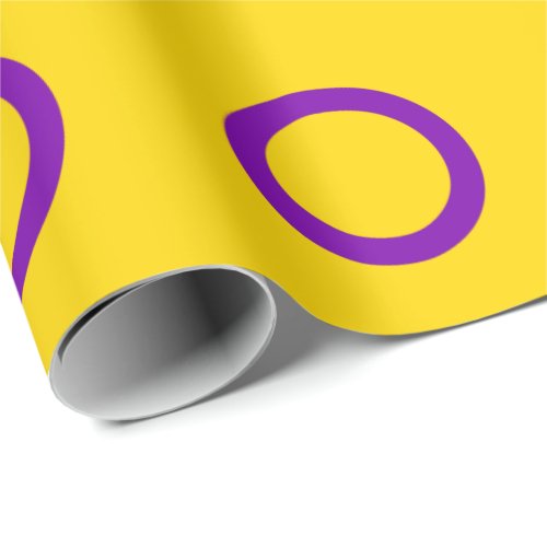 Intersex Pride Flag Wrapping Paper