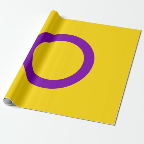Intersex Pride Flag Wrapping Paper