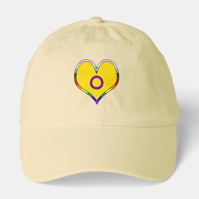 Intersex Pride Heart Hat (Front)