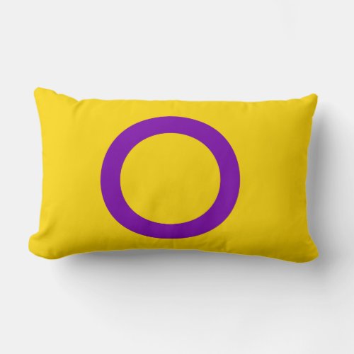 INTERSEX PRIDE LUMBAR PILLOW