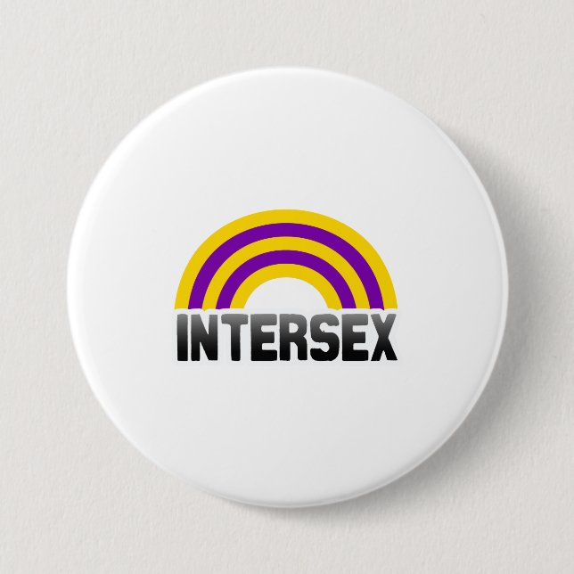 Intersex Pride Pinback Button (Front)