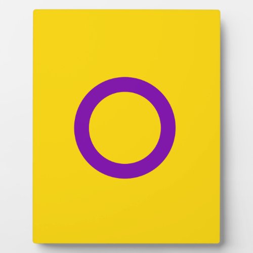 INTERSEX PRIDE PLAQUE