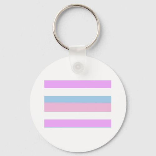 Intersexed Pride Flag Keychain