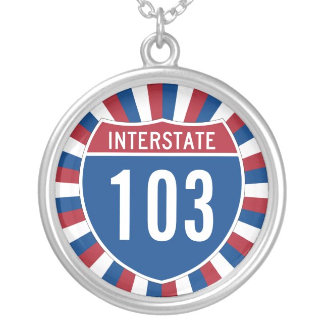 Interstate 103 Necklace (Front)