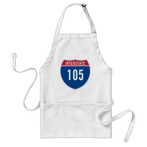 Interstate 105 adult apron