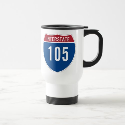 Interstate 105 travel mug