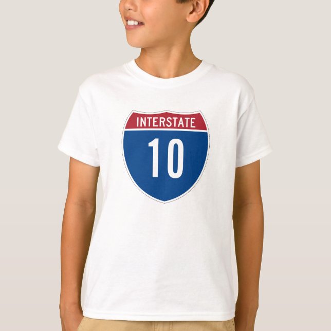 Interstate 10 T-Shirt (Front)