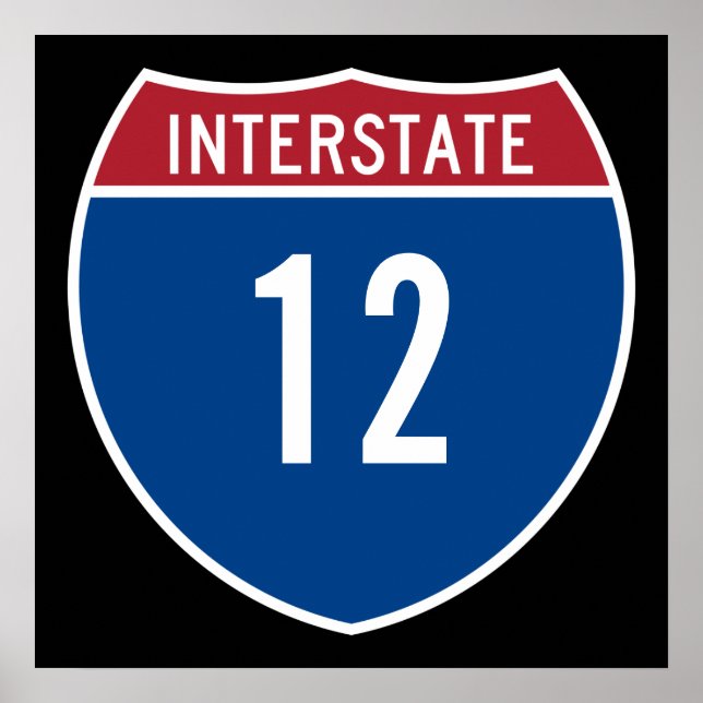 Interstate 12 poster (Front)