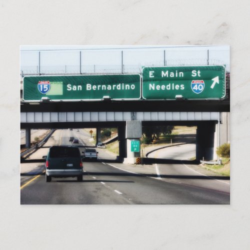 Interstate 15 California Postcard