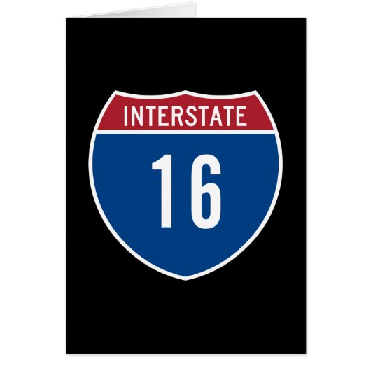 Interstate 16 cards (Front)