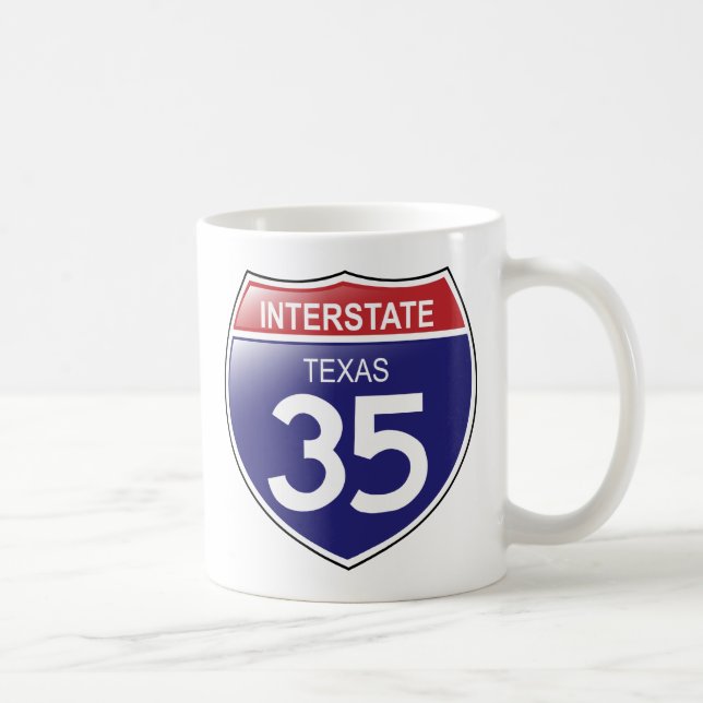 Interstate 35 in Texas Mug (Right)