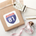 Interstate 81 (I-81) Road Trip Travel Sticker | Zazzle